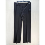 TAHARI WOMEN'S 6 BLACK CAREER DRESS PANTS FLAT FRONT STRAIGHT LEG TROUSER NWT