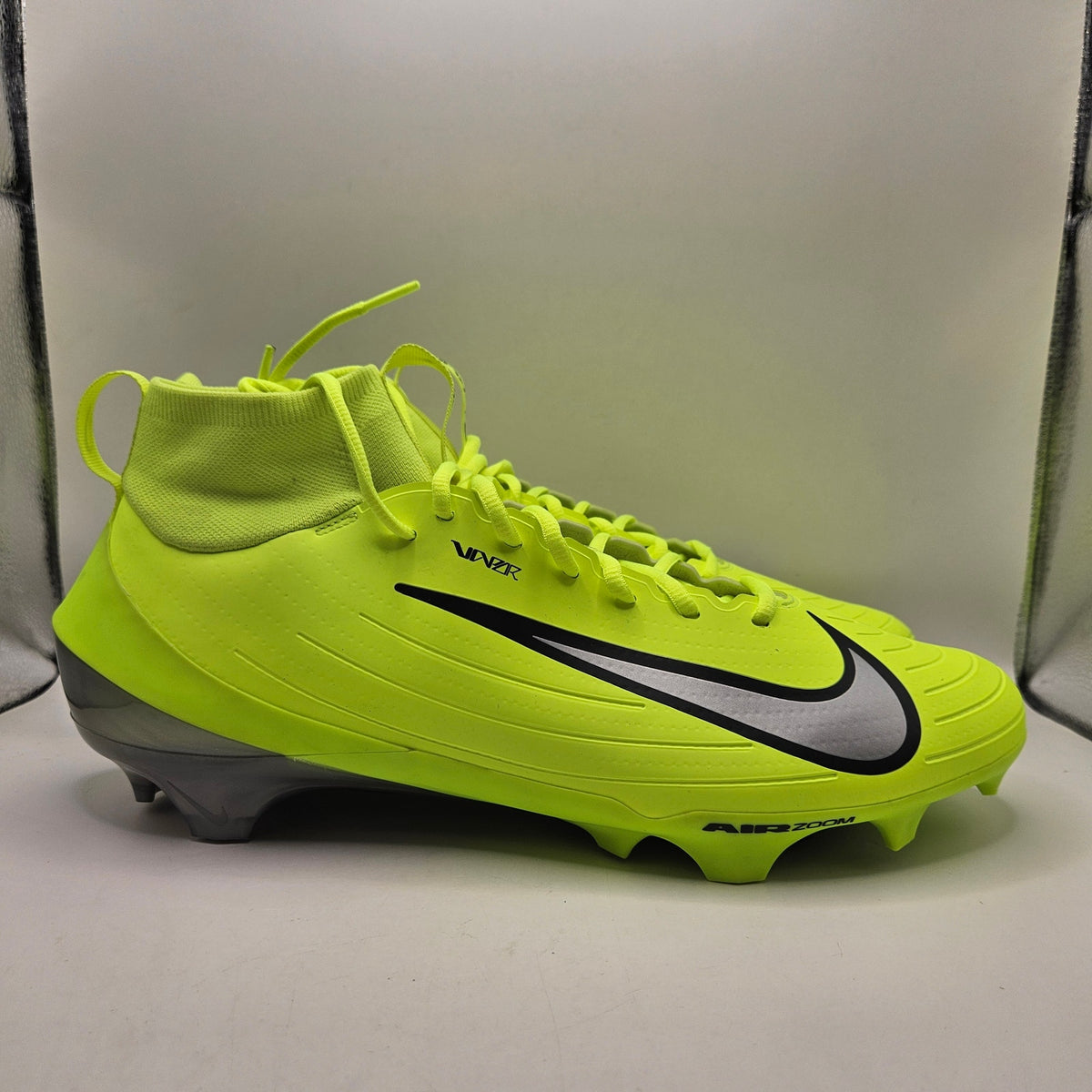 NIKE MEN'S 14 VAPOR PRO 1 FOOTBALL CLEATS FB3298-700 VOLT ANTHRACITE NWOB