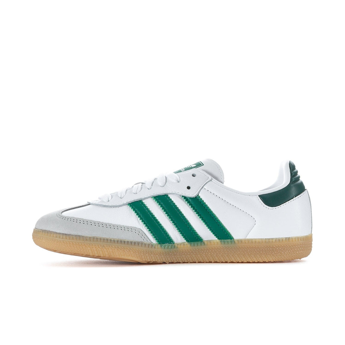 ADIDAS ORIGINALS WOMEN'S 9.5 SAMBA OG WHITE COLLEGIATE GRN GLD EMBLEM IH6630 NIB