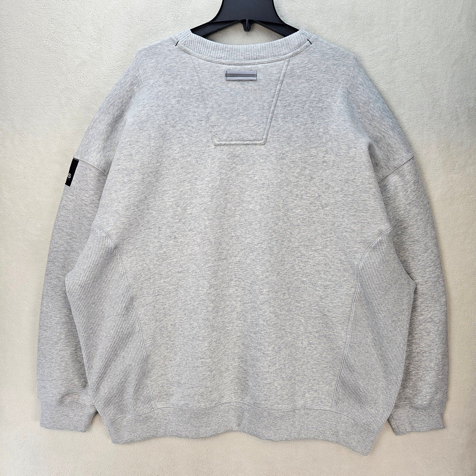 ADIDAS EQT MEN'S XXL OVERSIZED HEATHER GREY VINTAGE OG CREWNECK SWEATSHIRT NWT