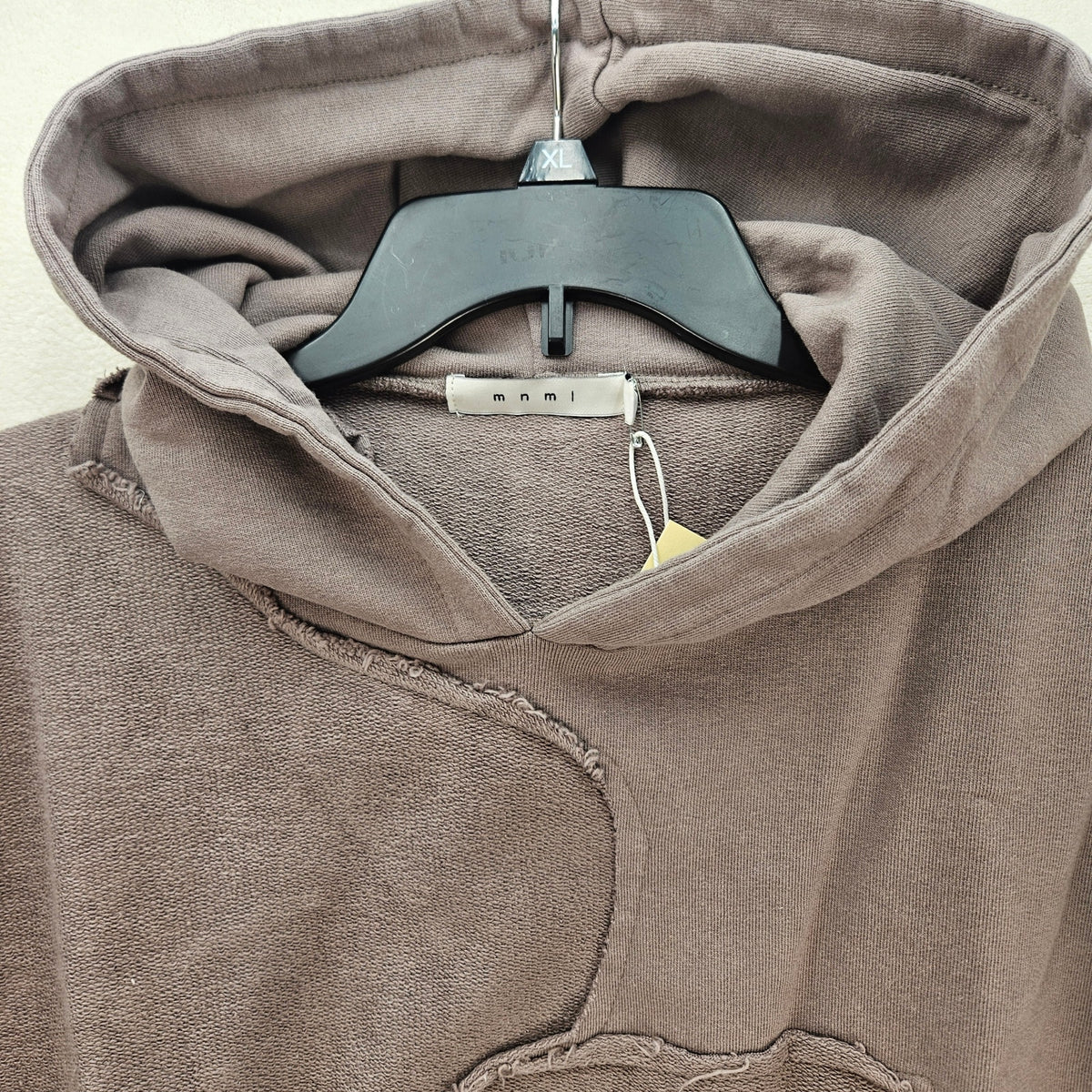 MNML MEN'S SMALL PURPLE WASHED PANELED PULLOVER HOODIE NWT