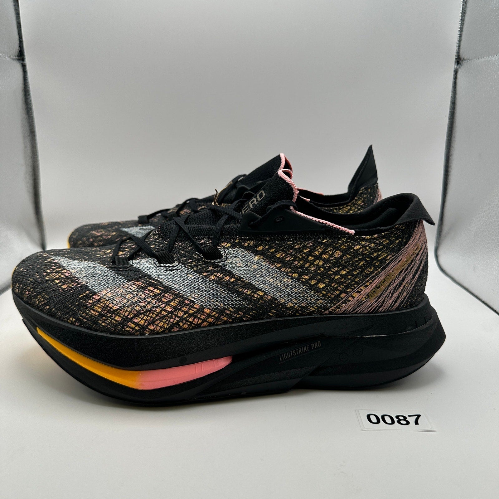 Adidas Adizero Prime X 2.0 Strung Running SHoes Black ID0267 Mens Size 11.5