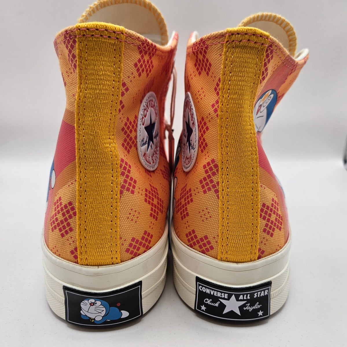 CONVERSE MEN'S 8.5 CHUCK 70 HIGH DORAEMON PINK A15790C CANVAS SNEAKER