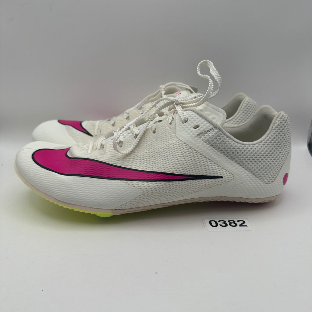 NIKE Men's 11.5 Zoom Rival Sprinter Track Spikes Sail Fierce Pink DC8753-101