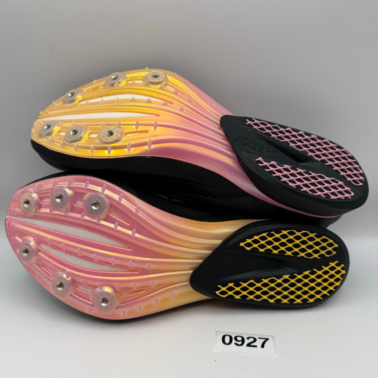 ADIDAS Men's 11 ADIZERO AVANTI TRACK DISTANCE SHOES IG9910 NO SPIKE