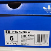 ADIDAS WOMEN'S 6 ORIGINAL STAN SMITH WHITE GREEN SNEAKER B24105 LEATHER