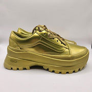 VANS X COLLINA STRADA WOMEN'S 7.5 GOLD OLD SKOOL VIBRAM CASUAL SNEAKERS NWOB