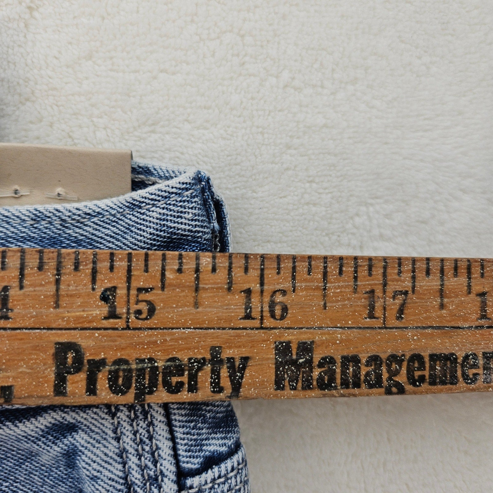LEVI'S 568 MEN'S 30X32 CARPENTER LIGHT BLUE DENIM JEANS NWT WORKWEAR