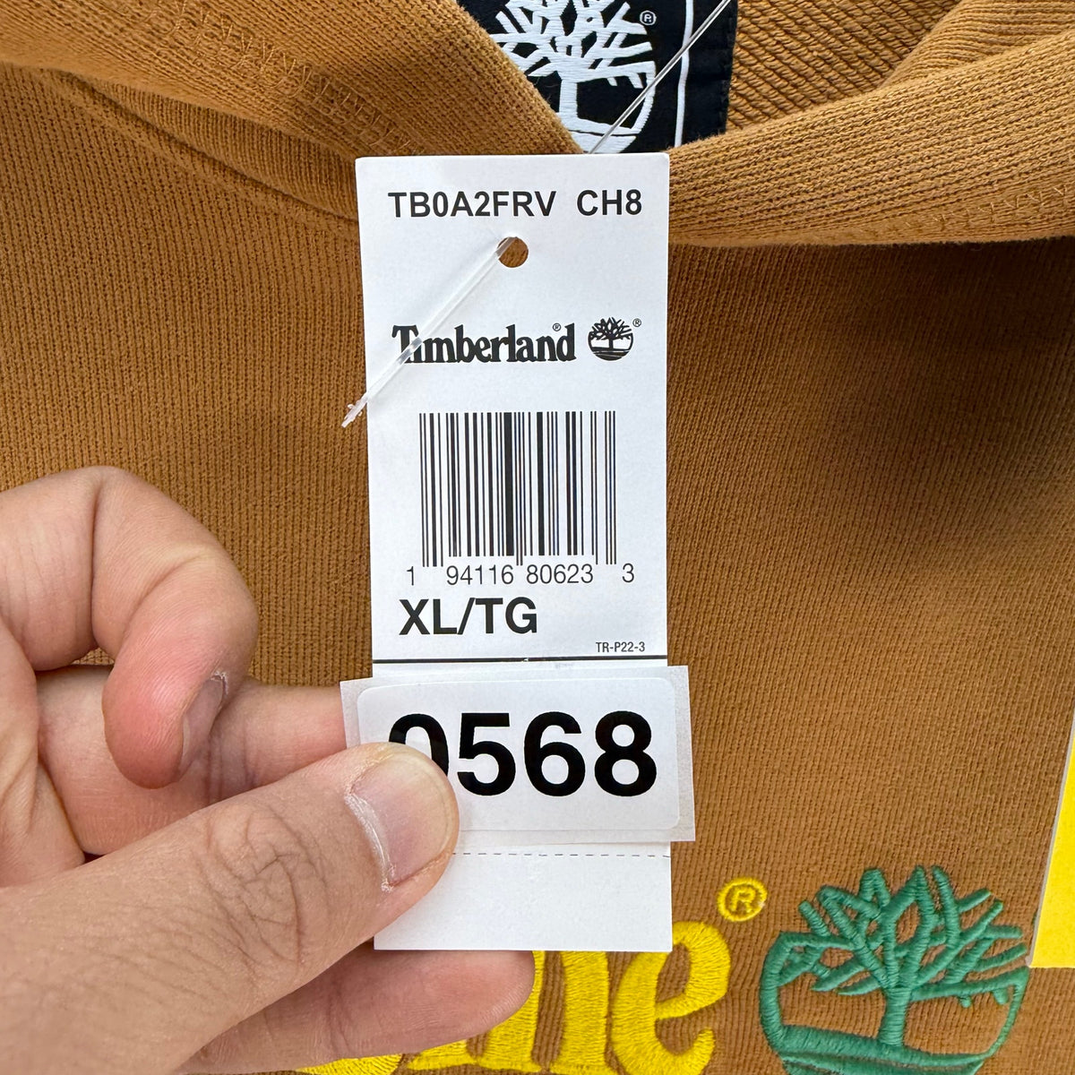 TIMBERLAND X BEELINE X-LARGE WHEAT HOODIE Heavy Cotton Material by BBC