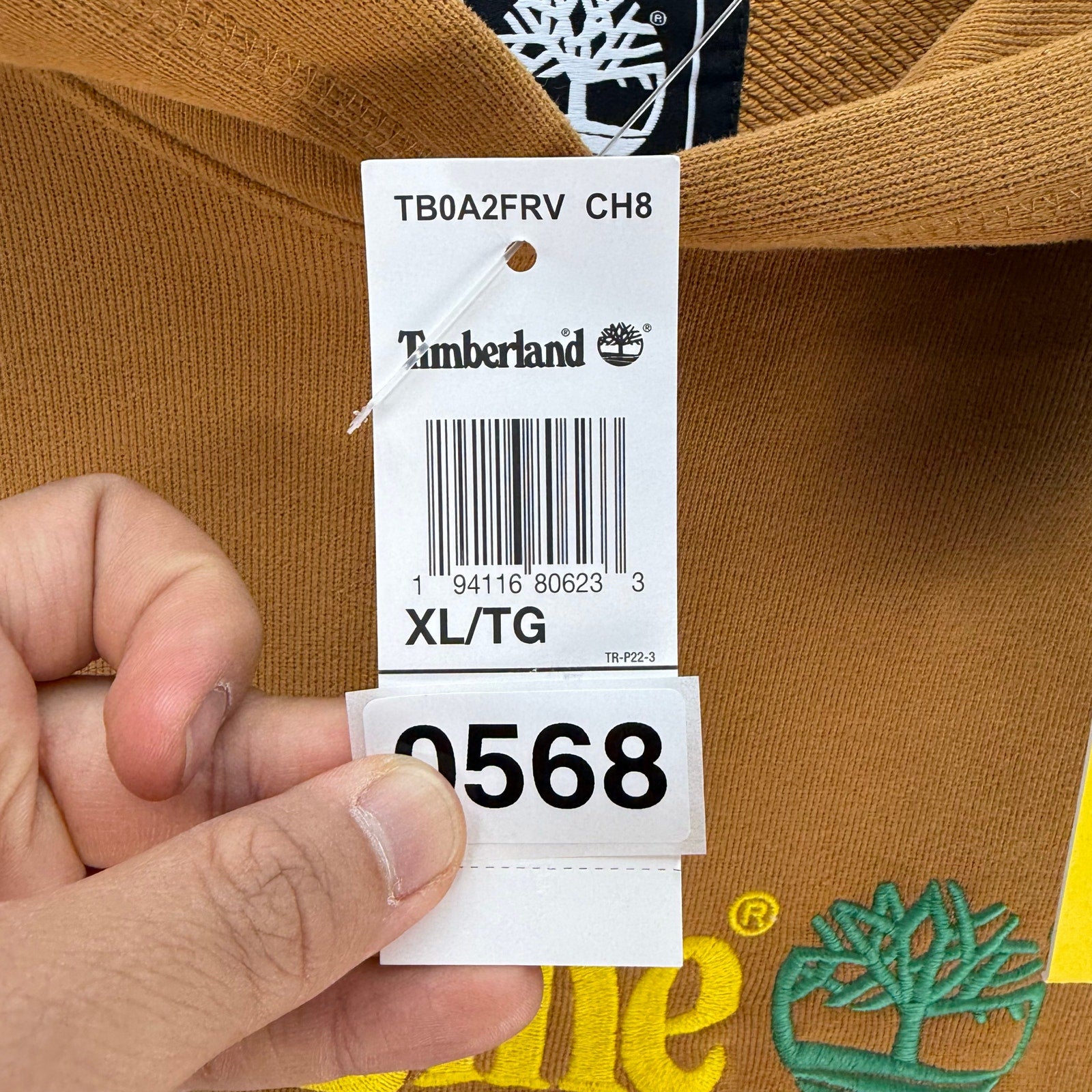 TIMBERLAND X BEELINE X-LARGE WHEAT HOODIE Heavy Cotton Material by BBC