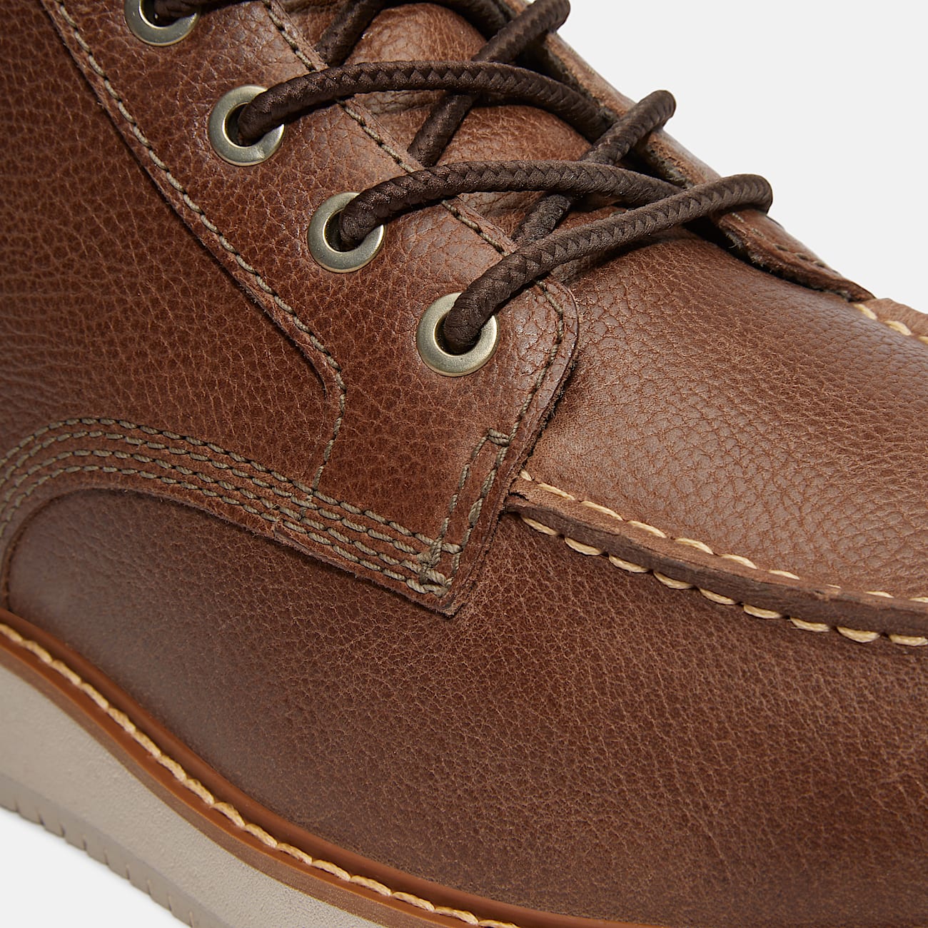 TIMBERLAND MEN'S 10 REDWOOD EDGE ESSENTIAL MID BOOT DARK BROWN FULL GRAIN NIB