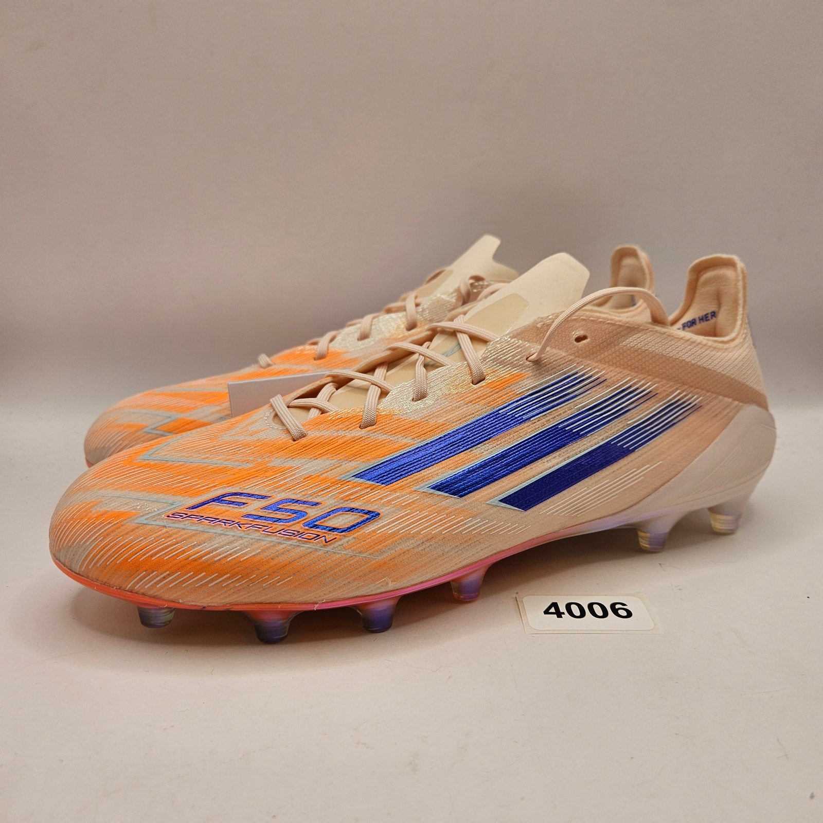 ADIDAS WOMEN'S 8 F50 ELITE FG JS4378 SOCCER CLEATS SPARKFUSION ORANGE NWOB
