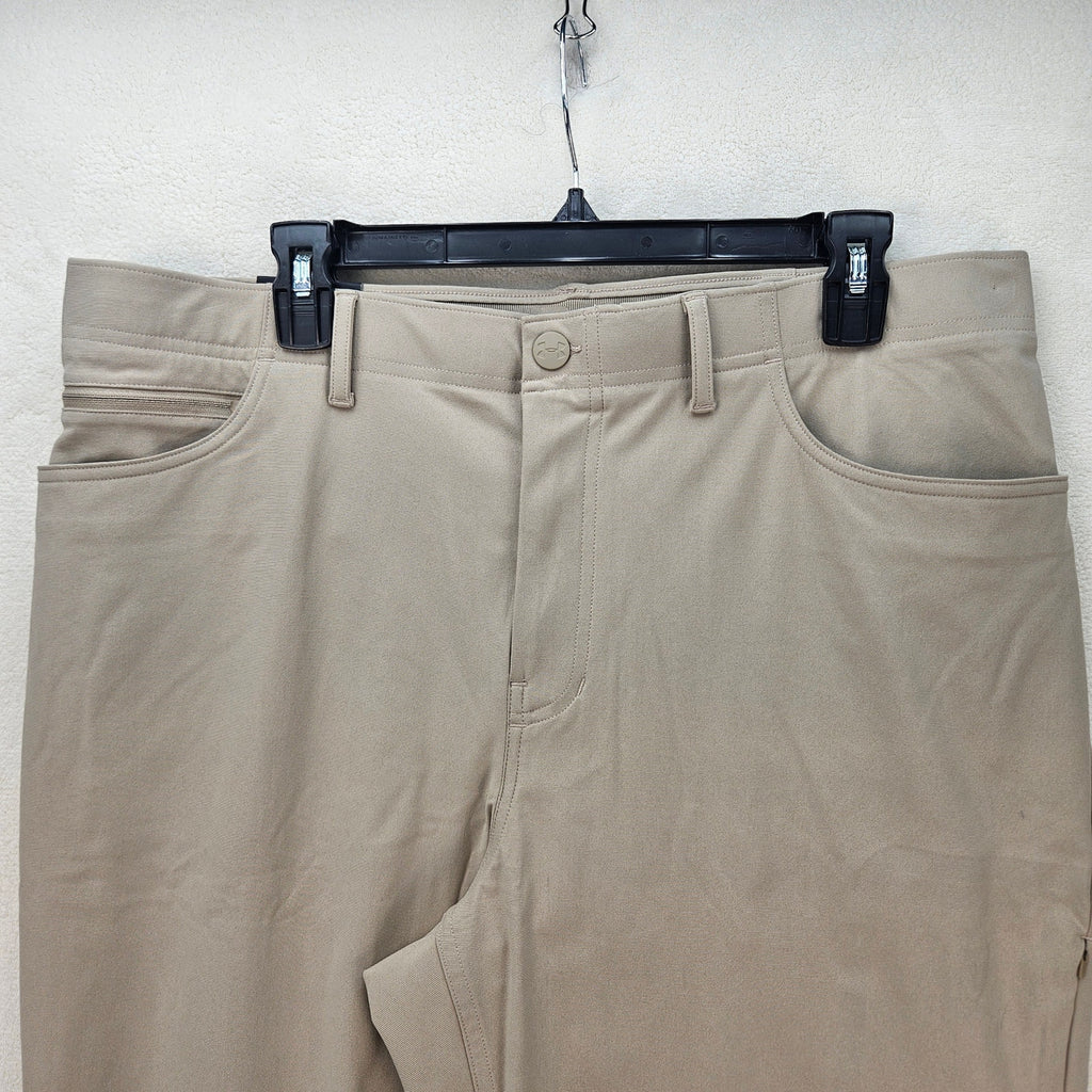 UNDER ARMOUR MEN'S 38X34 STORM UNTOPPABLE 7 POCKET KHAKI 13788388 NWT