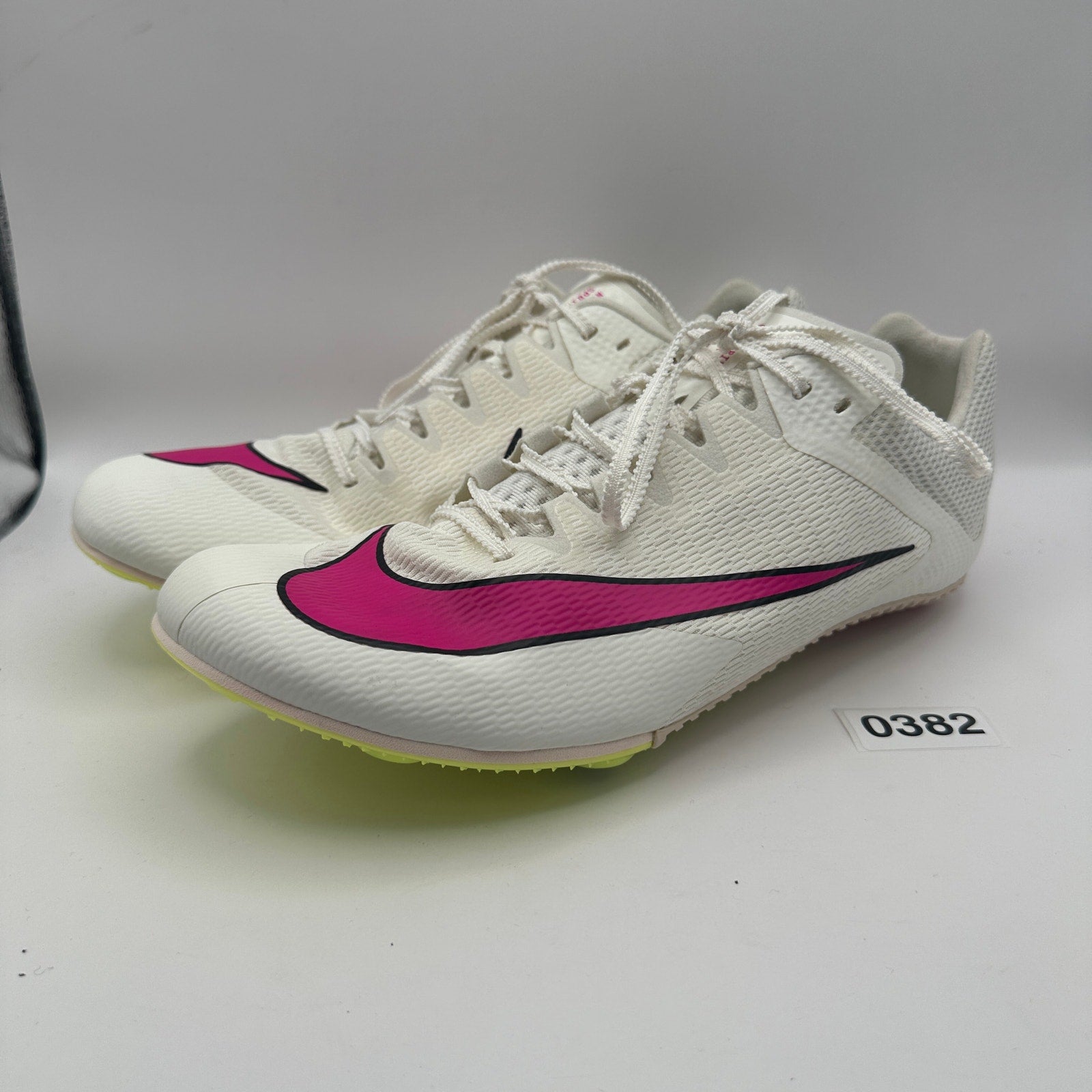 NIKE Men's 11.5 Zoom Rival Sprinter Track Spikes Sail Fierce Pink DC8753-101