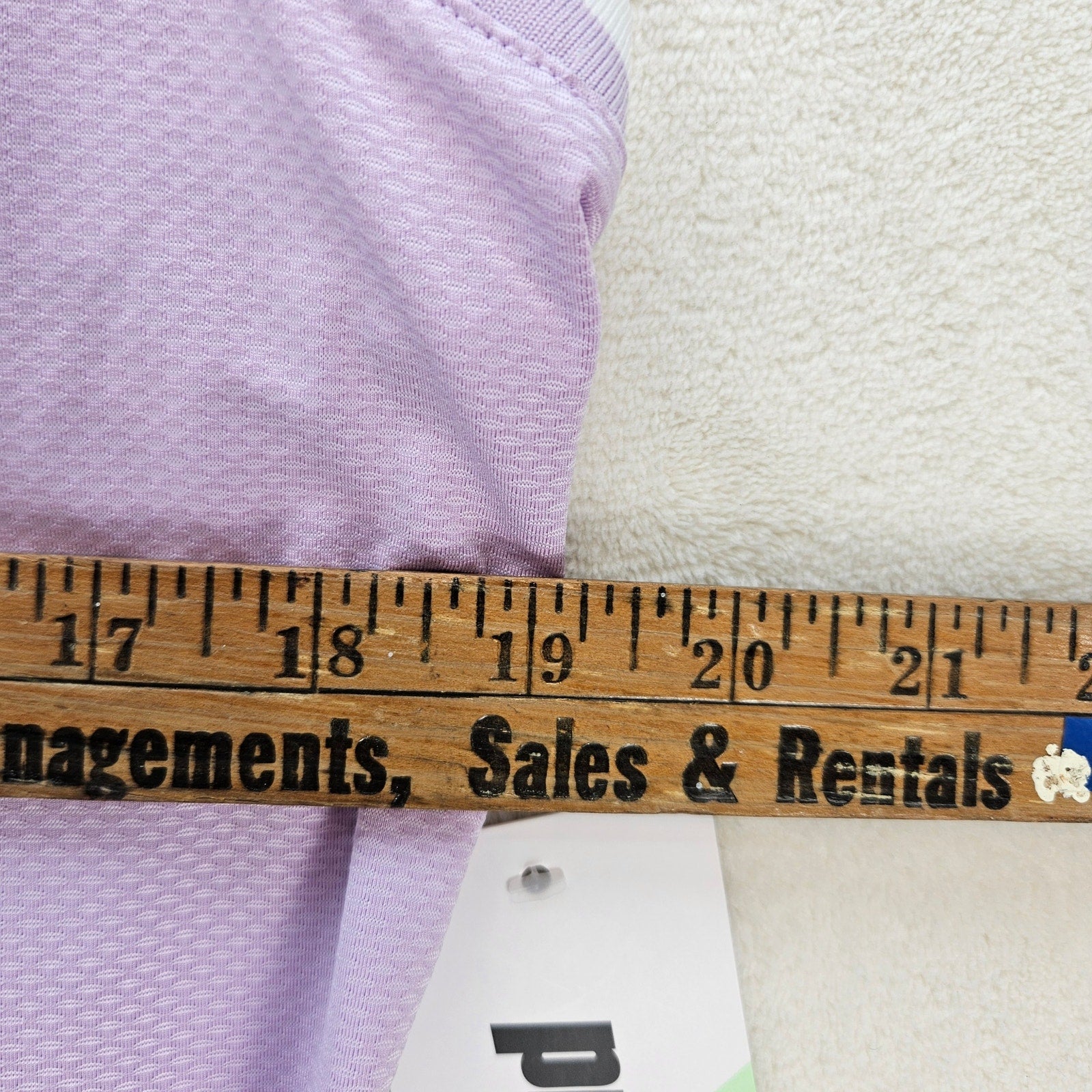 PRINCE WOMEN'S XL FASHION POLO TANK SPRING LILAC PURPLE NWT