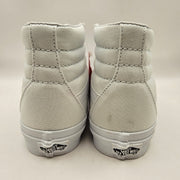 VANS WOMEN'S 7 SK8 HI CANVAS HI TOP SKATEBOARDING SNEAKERS TRIPLE WHITE