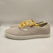 VANS WOMEN'S 7.5 AUTHENTIC LOW PRO SAND W MANGO THICK LACE NWOB