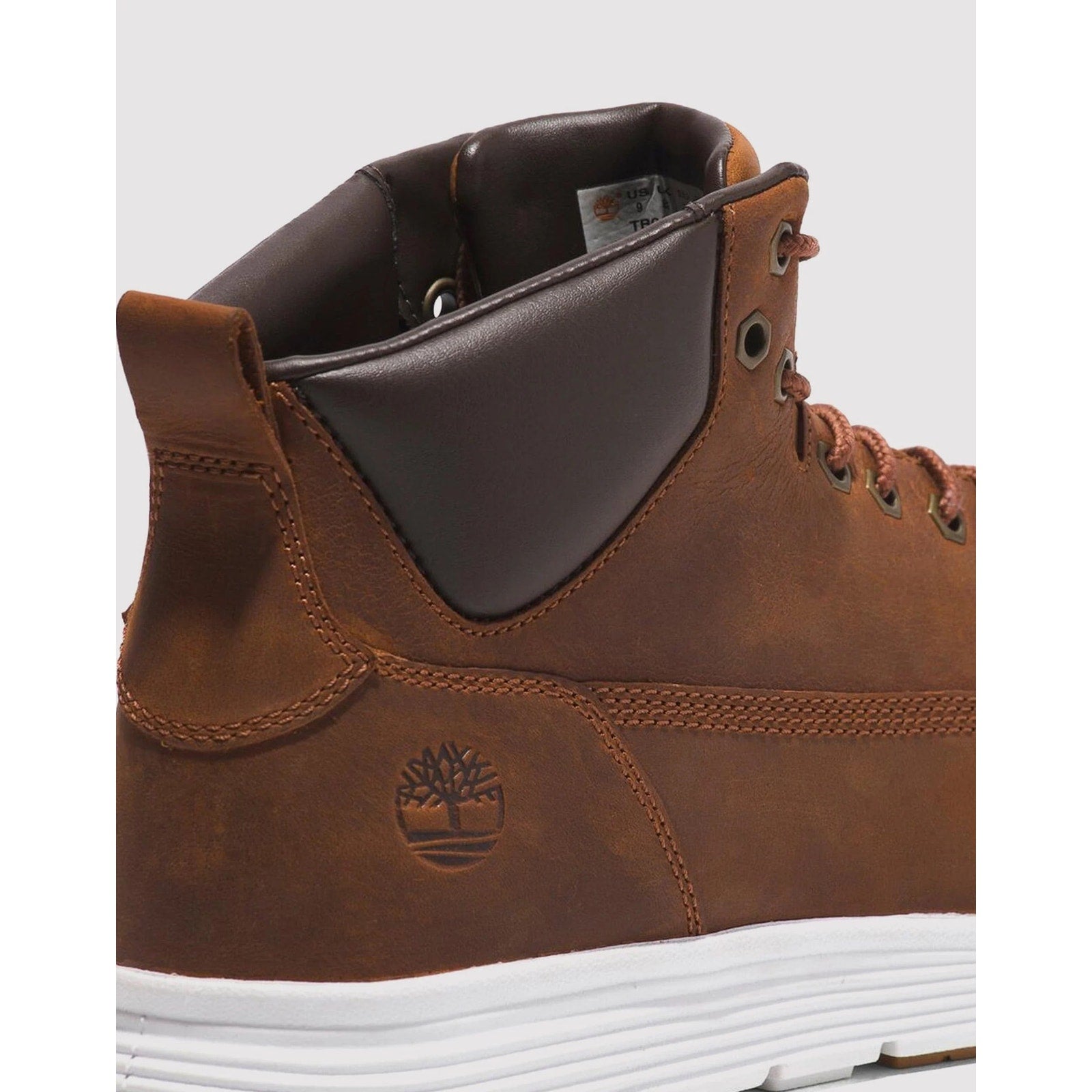 TIMBERLAND MEN'S 10.5 KILLINGTON MID LACE UP SNEAKER BOOT RUST FULL GRAIN NIB