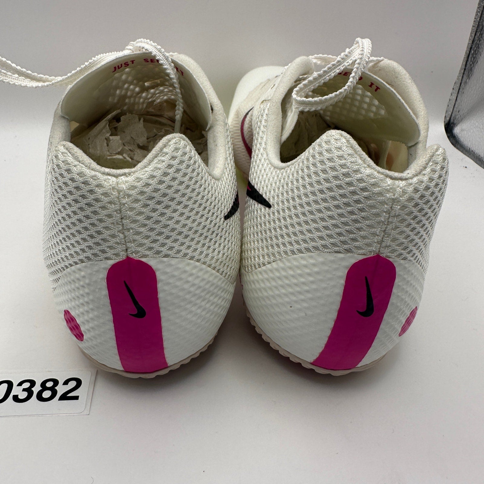 NIKE Men's 11.5 Zoom Rival Sprinter Track Spikes Sail Fierce Pink DC8753-101