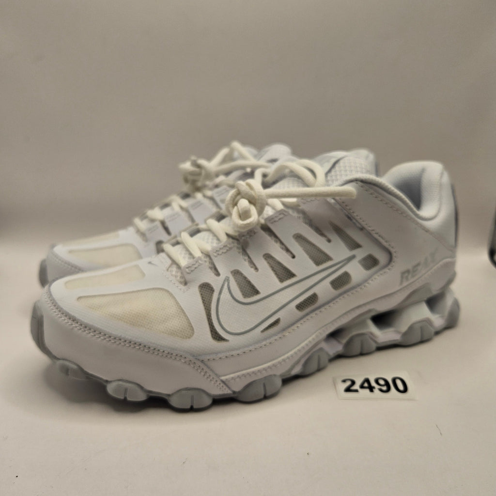 NIKE WOMEN'S 9 REAX 8 TR MESH WHITE PLATINUM NWOB IO2400-102