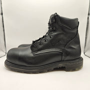 RED WING MEN'S 9 EE WIDE BLACK 3507 SUPERSOLE BOOTS STEEL TOE MADE IN USA SAFETY