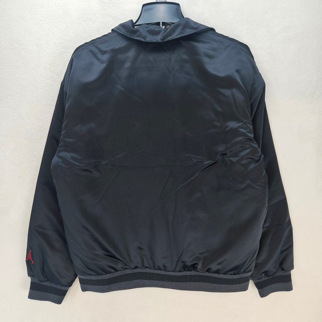 NIKE WOMEN'S SMALL AIR JORDAN VARSITY BOMBER JACKET BLACK FV7137-010 NWT