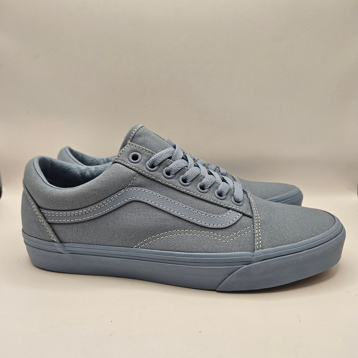 VANS MEN'S 8 OLD SKOOL PASTEL MONO DUSTY BLUE NWOB SUPER RARE