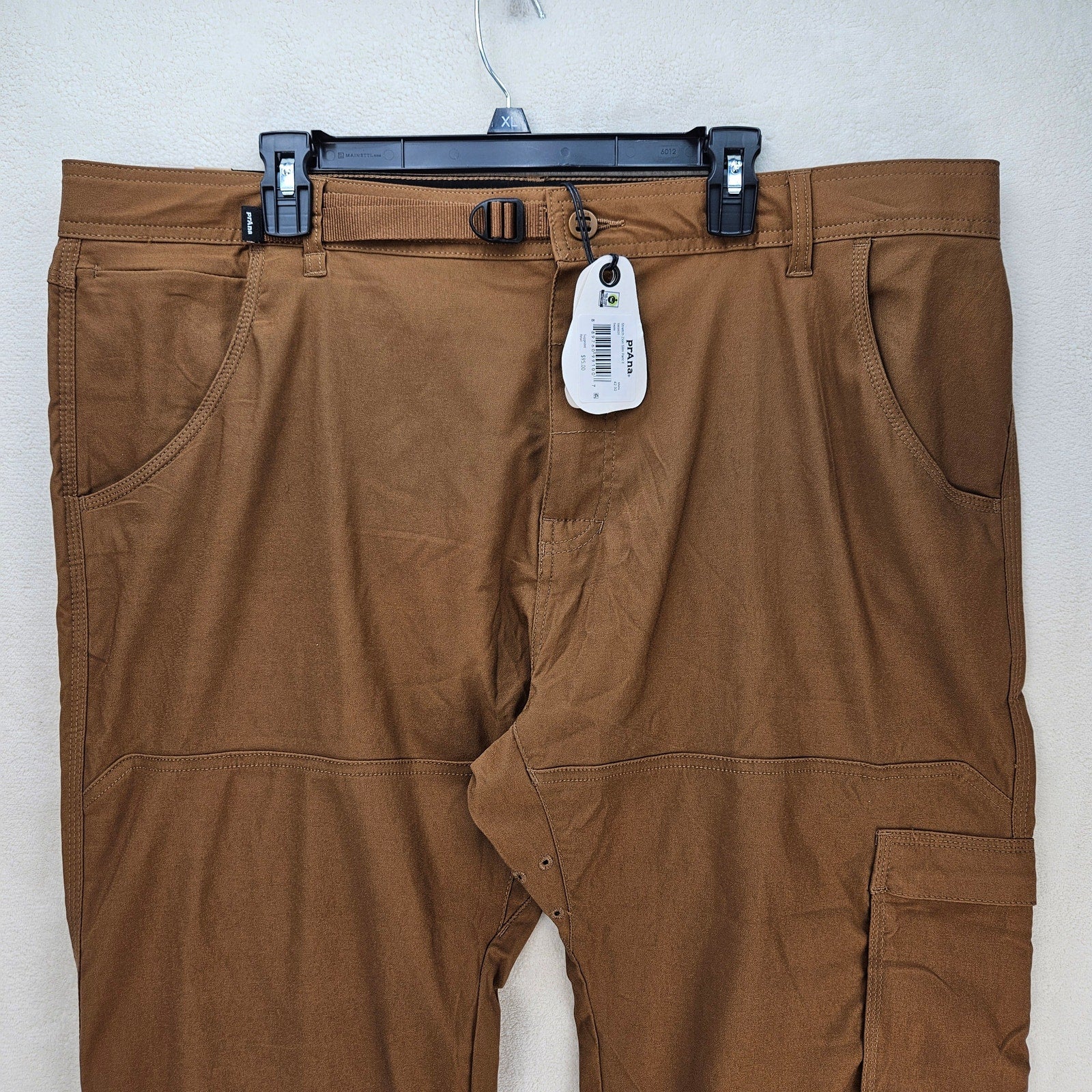 PRANA MEN'S 42X32 STRETCH ZION SLIM PANT II SEIPIA NWT HIKING CARGO OUTDOOR