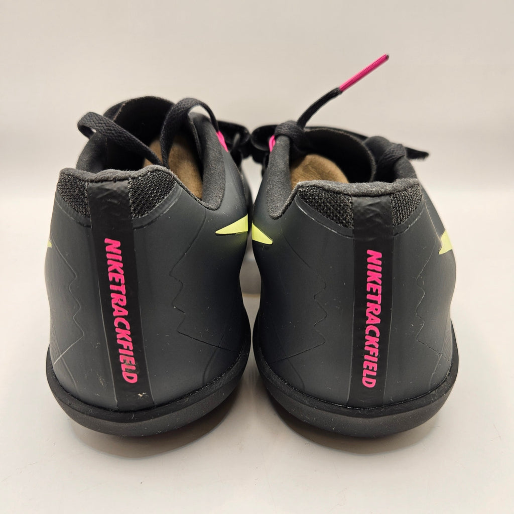 NIKE MEN'S 7 ZOOM RIVAL SD 4 ANTHRACITE-PINK TRACK FIELD SPIKES 685135-004 NWOB