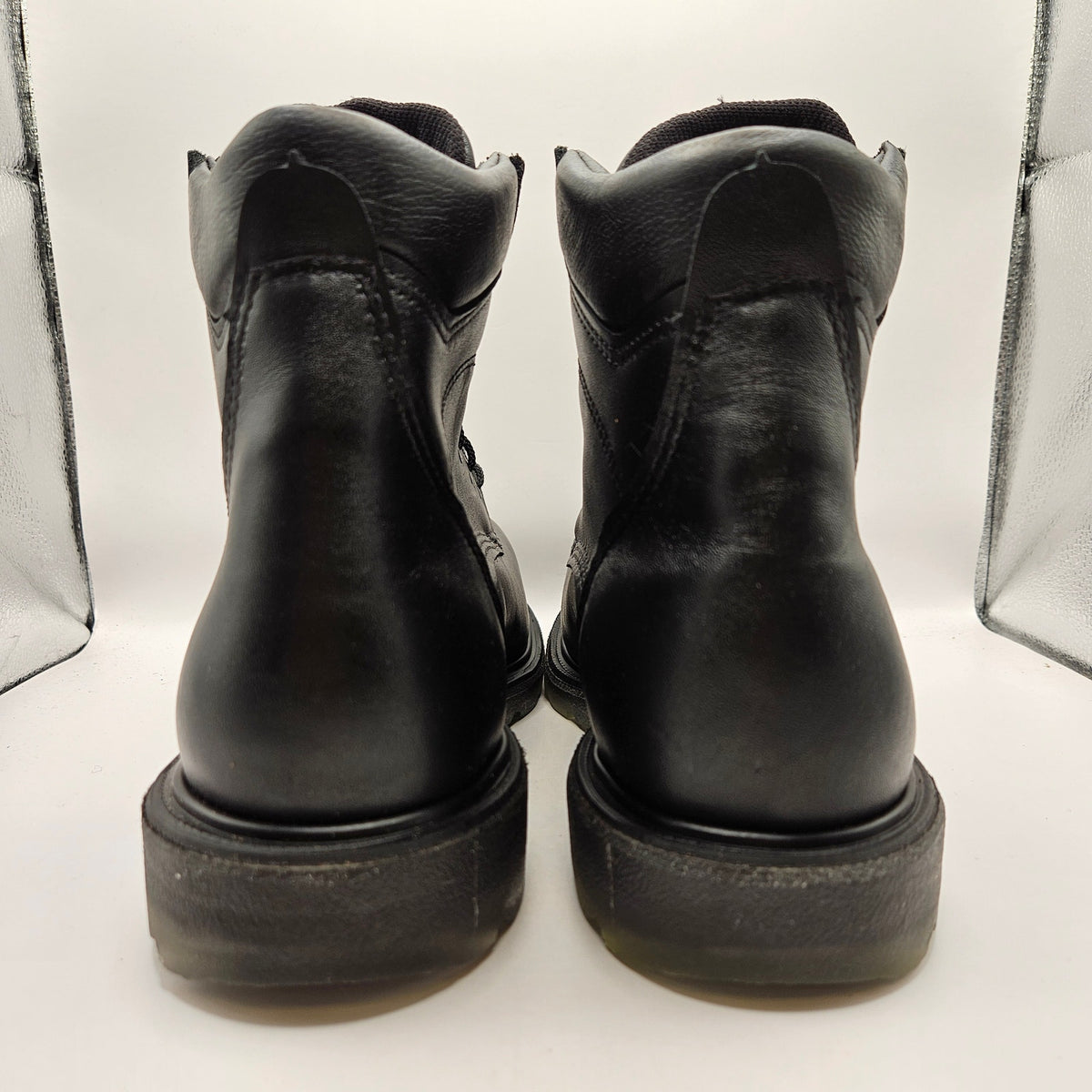 RED WING MEN'S 12 D BLACK 3507 SUPERSOLE BOOTS STEEL TOE MADE IN USA SAFETY