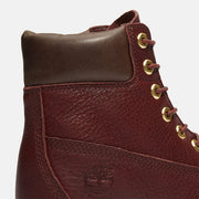 TIMBERLAND WOMEN'S 9.5 PREMIUM 6 INCH WATERPROOF BOOT BURGUNDY BROWN NIB