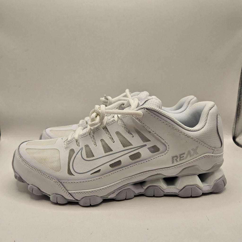 NIKE WOMEN'S 9 REAX 8 TR MESH WHITE PLATINUM NWOB IO2400-102