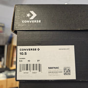 CONVERSE WOMEN'S 10.5 CHUCK TAYLOR ALL STAR GTX LUGGED LEATHER DARK MOSS GREEN