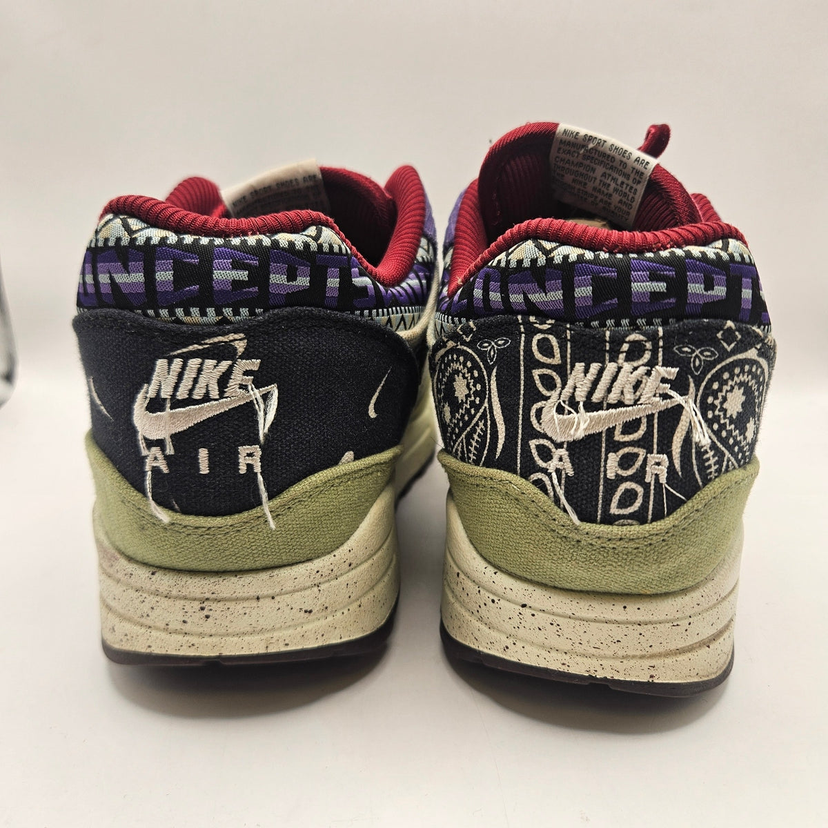 NIKE MEN'S 9.5 AIR MAX 1 SP X CONCEPTS MELLOW 2022 LOW TOP SNEAKER DN1803-300