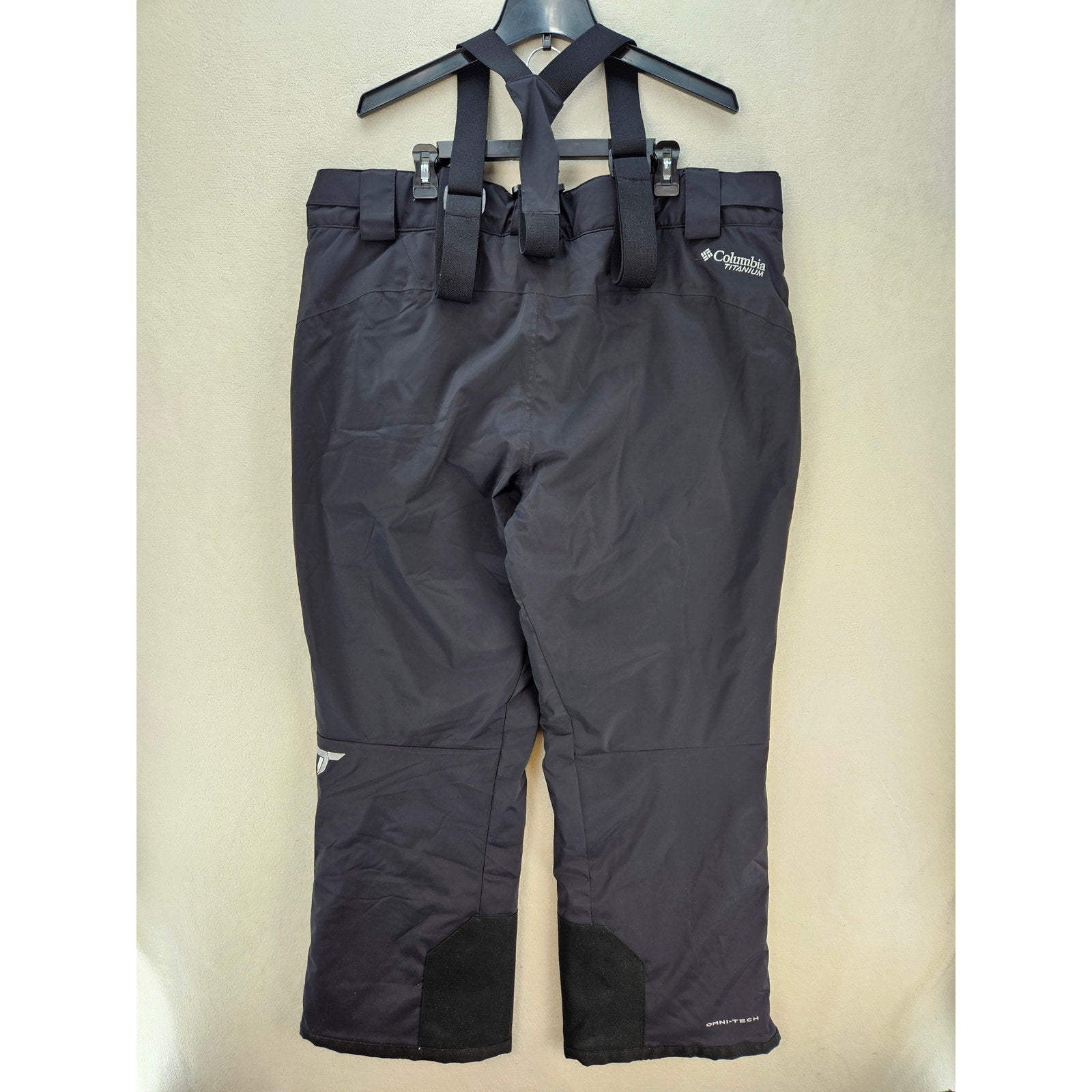 COLUMBIA TITANIUM MEN'S 2X BLACK CIRQUE BOWL PANTS SKI/SNOW OMNI HEAT INFINITY