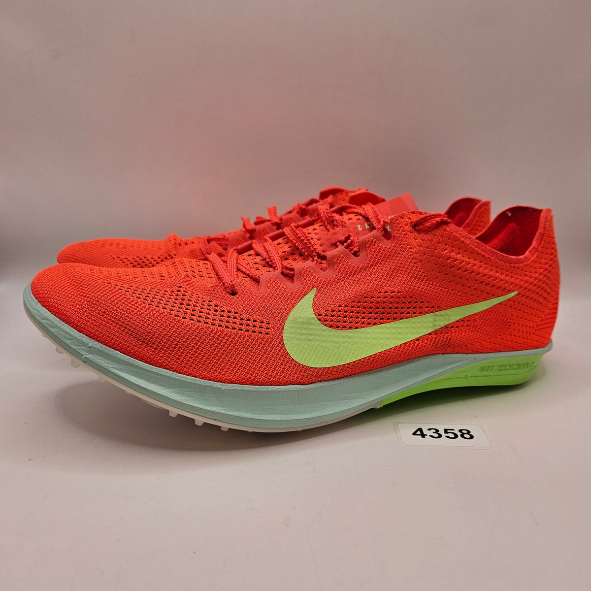 NIKE MEN 10.5 ZOOMX DRAGONFLY 2 DISTANCE TRACK SPIKES BRIGHT CRIMSON FD8413-600