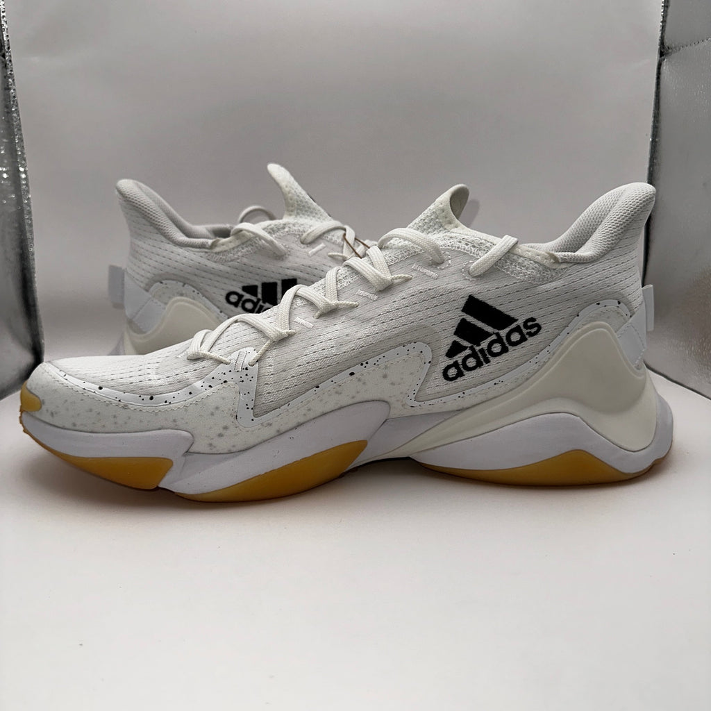 Adidas Mahome 1 Impact FL White Gum Basketball Shoes Size 14