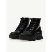 TIMBERLAND WOMEN'S 8 ROXIE LANE LACE UP BOOT BLACK FULL GRAIN NIB