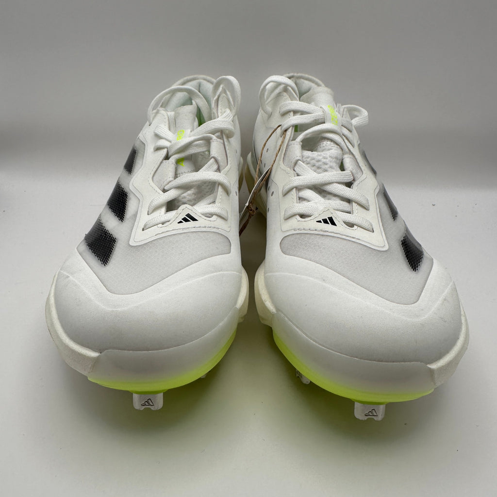 Adidas Adizero Instinct+ Softball Cleats Wms 8.5 White/Neon