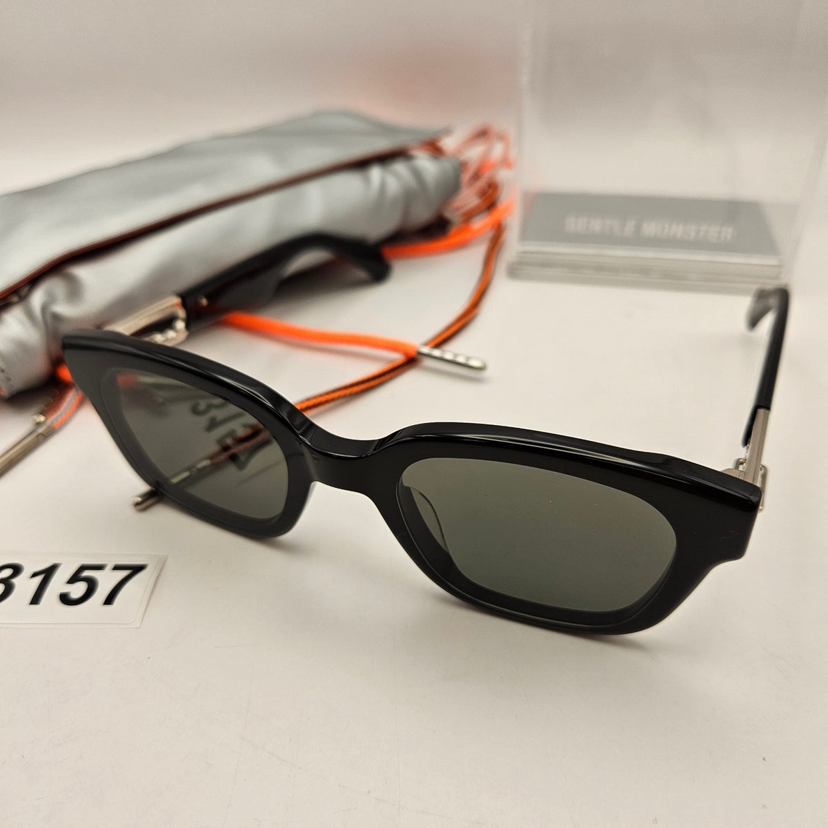 AMBUSH X GENTLE MONSTER CARABINER 1 01 BLACK SUNGLASSES NIB