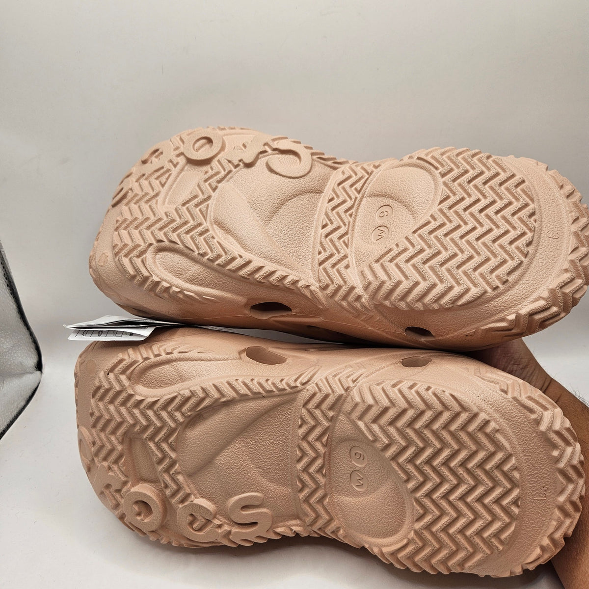 CROCS WOMEN'S 9 CAGED CLOG SLIP ON SANDALS CARAMEL NWT