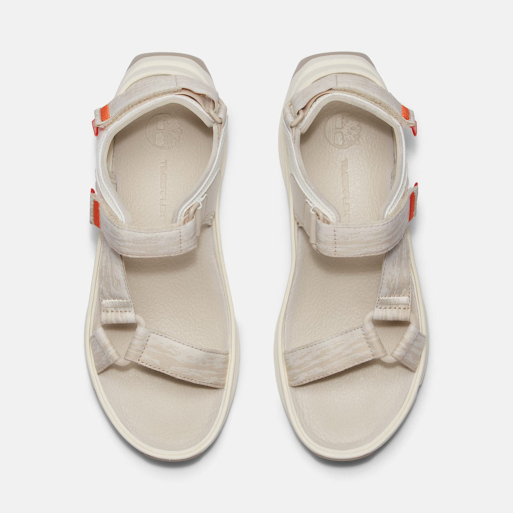 TIMBERLAND WOMEN'S 9.5 MOTION DUNE BACKSTRAP SANDAL WHITE WEBBING NIB