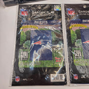 NFL (2)YOUTH GAITER SCARF +(2)PATRIOT GARDEN FLAG NWT