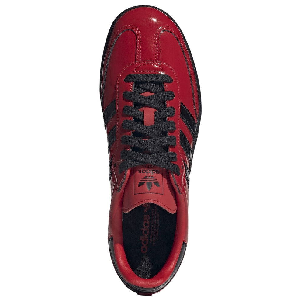 ADIDAS ORIGINALS WOMEN'S 6.5 PATENT LEATHER SAMBA RARE BETTER SCARLET NIB IH3989