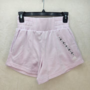 ADIDAS WOMEN'S XS POCKET PULL ON HYPERGLAM FRENCH TERRY SHORTS PINK NWT