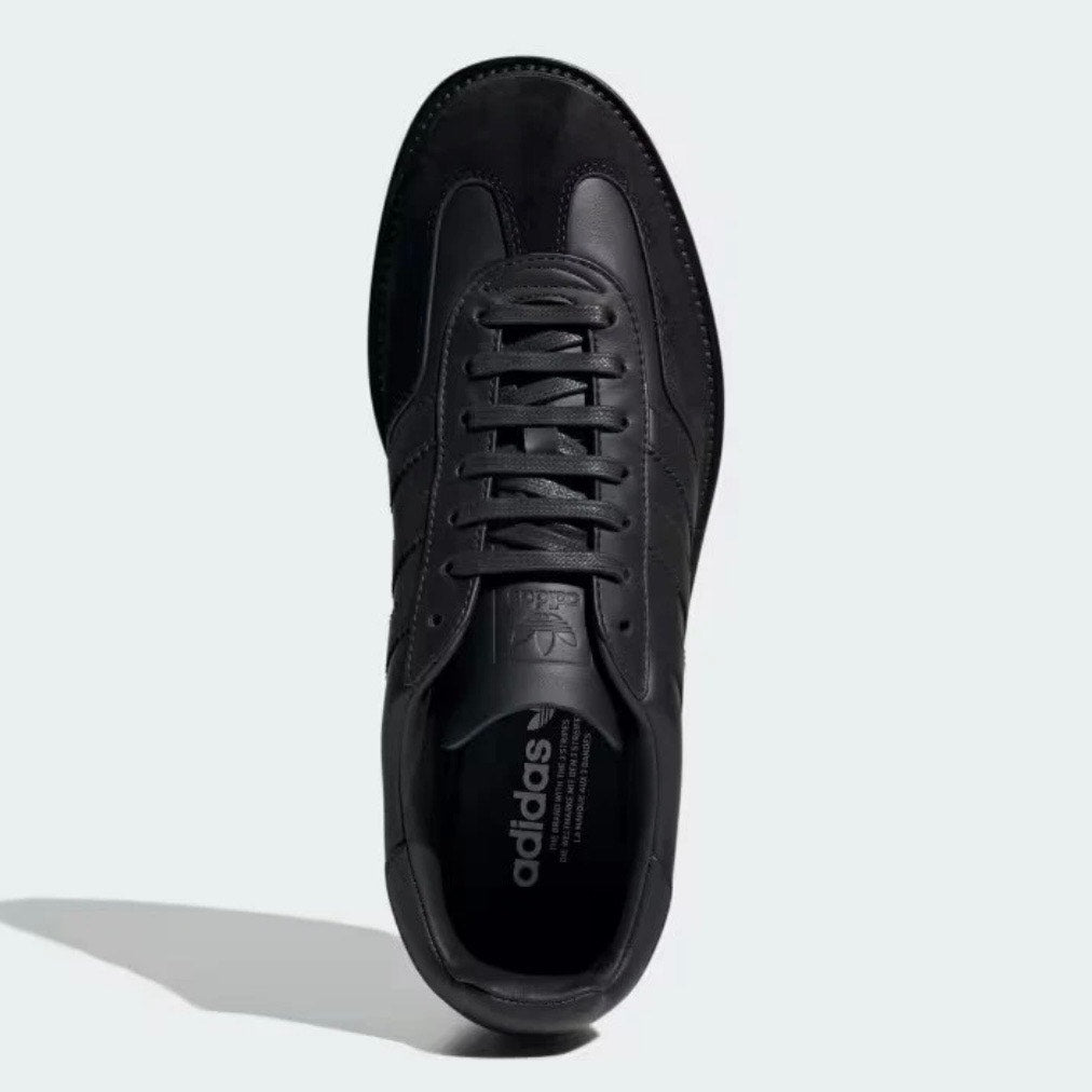 ADIDAS MADE IN ITALY MEN'S 5 PREMIUM GAZELLE INDOOR BLACK LEATHER IH8642