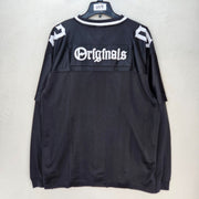 ADIDAS MEN'S MEDIUM ORIGINALS TREFOIL OG 2 IN 1 JERSEY BLACK RED RARE KS5328