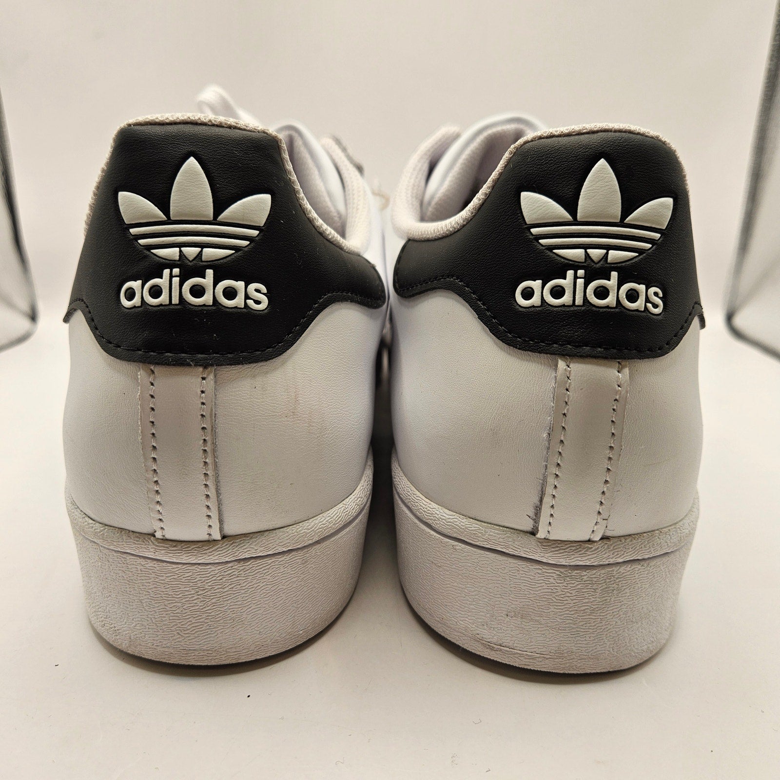ADIDAS ORIGINALS MEN'S 18 SUPERSTAR WHITE BLACK GOLD SHELL TOE LOW TOP EG4958