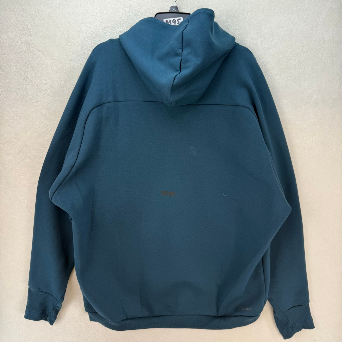 ADIDAS MEN'S XLARGE Z.N.E. PREMIUM FULL ZIP HOODED TRACK JACKET BLUE IN5087