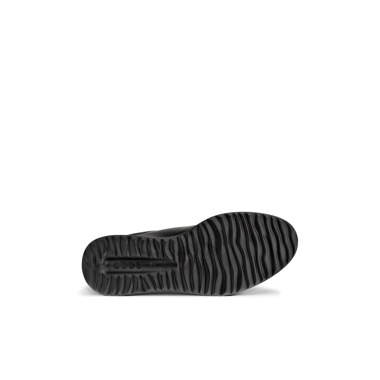 ECCO MEN'S 47 AQUET LEATHER SHOE BLACK NIB 20712401001